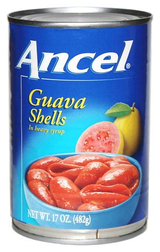 Ancel Guava Shells  in syrup. 17 oz